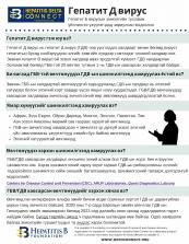 Hepatitis D Fact Sheet for Providers Mongolian Updated March 2025