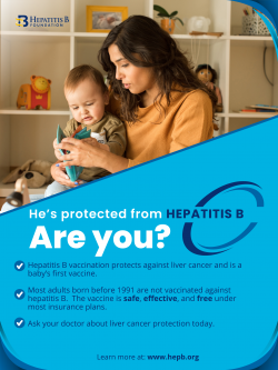 Hes protected from hepatitis B Poster 1