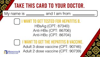 Hmong Testing and Vaccine Card