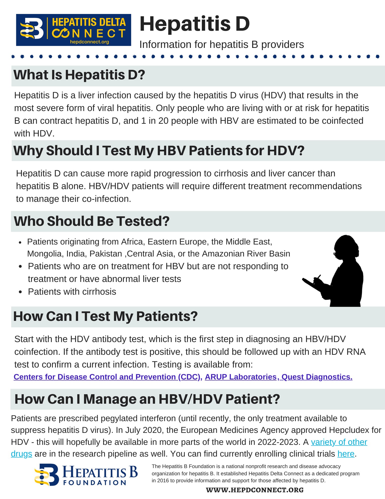 Printable Fact Sheets (English) » Hepatitis B Foundation